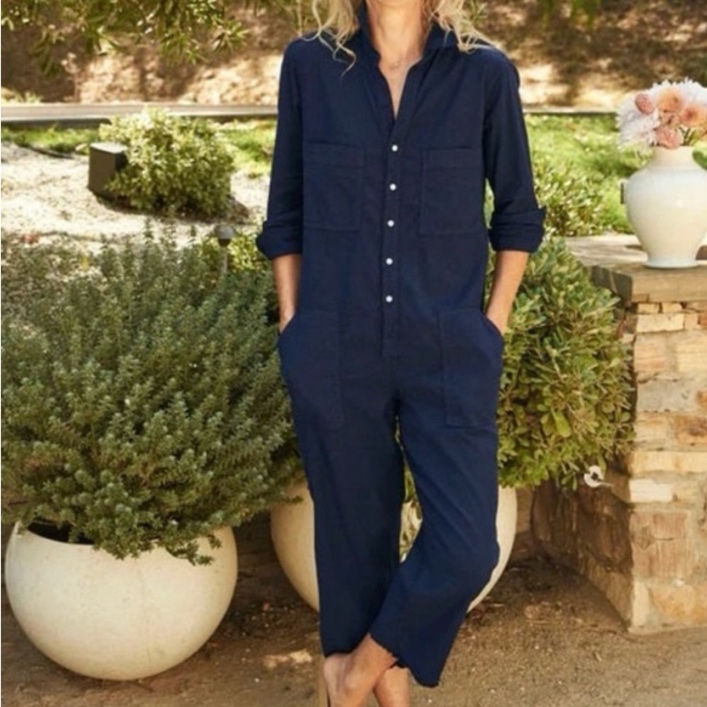 Frank & Eileen Dark Blue Jumpsuit XS